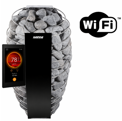 Harvia Spirit 6kw Wifi með snertiskjá