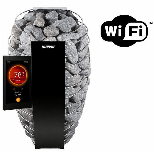 Harvia Spirit 6kw Wifi með snertiskjá