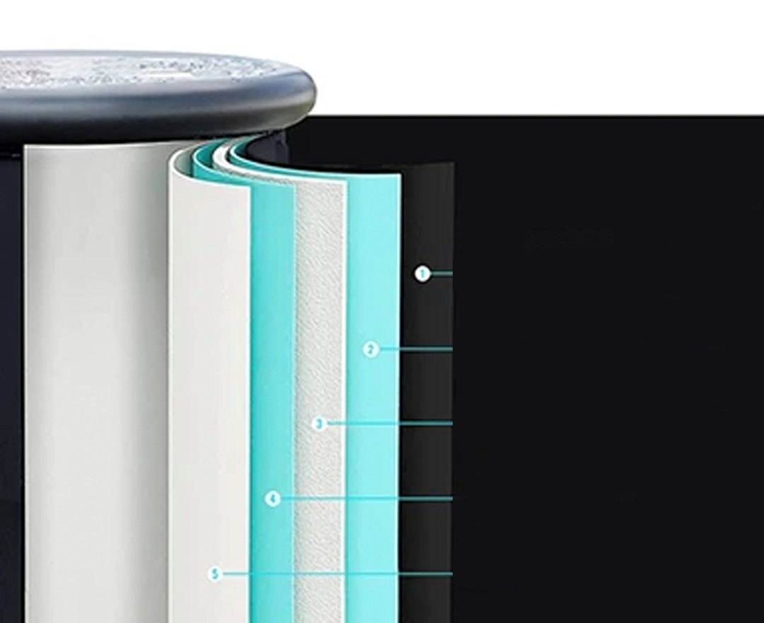 Uppblásinn kaldur pottur