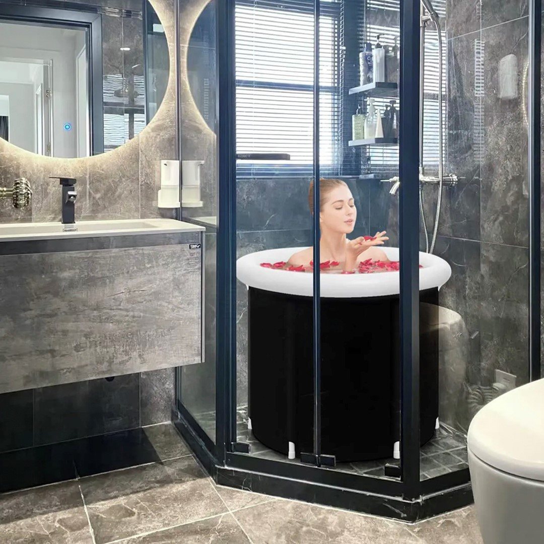 Uppblásinn kaldur pottur