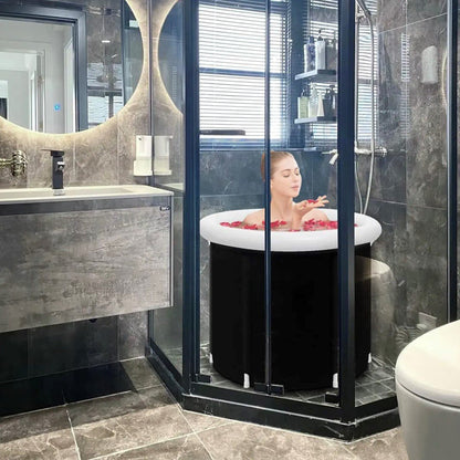 Uppblásinn kaldur pottur